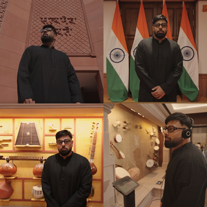 Badshah hails India’s cultural heritage during his visit to Parliament 