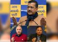 Arvind Kejriwal, Manish Sisodia, Satyendar Jain, AAP, LS polls
