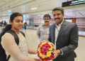 Indian woman cadet from Kerala on vessel MSC Aries returns home