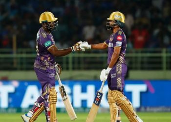 KKR post imposing 272/7 against Delhi Capitals