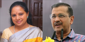 Arvind Kejriwal, K Kavitha