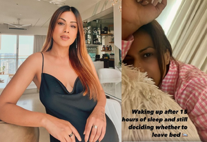 Nia Sharma doesn’t want to leave bed after 15 hours of sleep