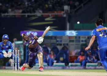 KKR score 1577 against Mumbai Indians