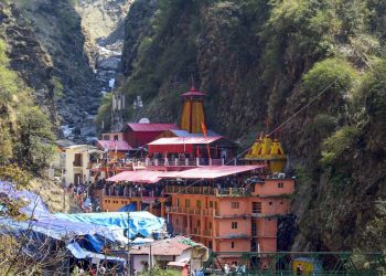 A view of Yamunotri Dham during Char Dham Yatra in Uttarkashi district. (File: PTI)