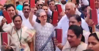 INDIA bloc's show of strength in Parliament, raise call to 'save Constitution'