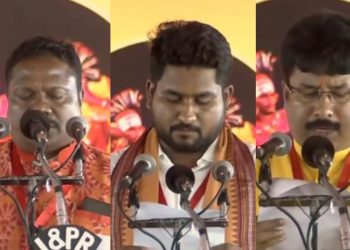 Odisha Governor administers oath to new Council of Ministers