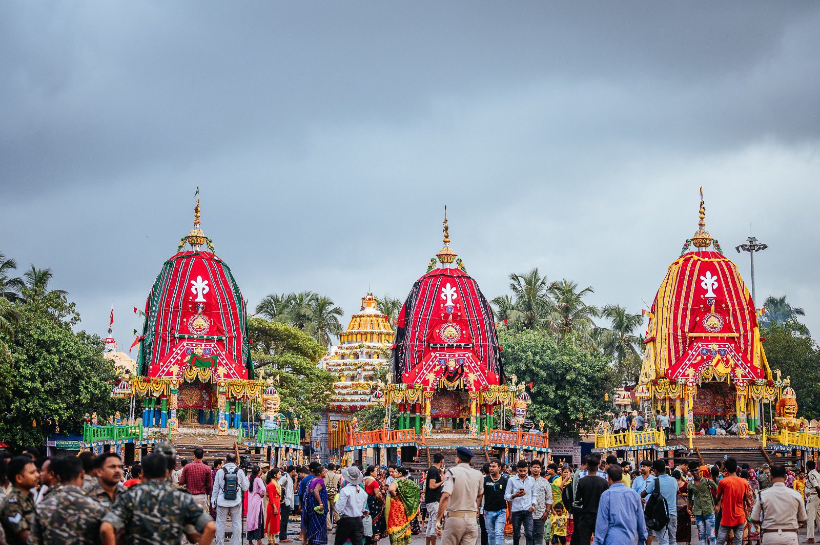 Holy Trinity’s Bahuda Yatra today in Puri OrissaPOST