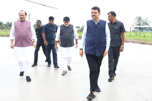 Devendra Fadnavis, Ajit Pawar have narrow escape after chopper loses way in bad weather