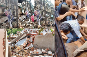 Woman killed, three injured as portion of Mumbai building crashes