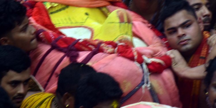 Pahandi of Devi Subhadra in Puri