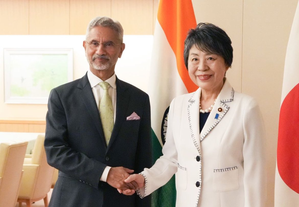Japanese Foreign Minister arrives in India for 2+2 meeting