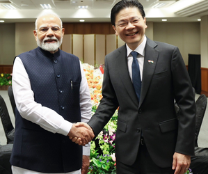 PM Modi meets Singapore counterpart Wong; ties elevated to comprehensive strategic partnership
