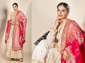 Raveena Tandon celebrates Karva Chauth with special wish for hubby in Sanskrit