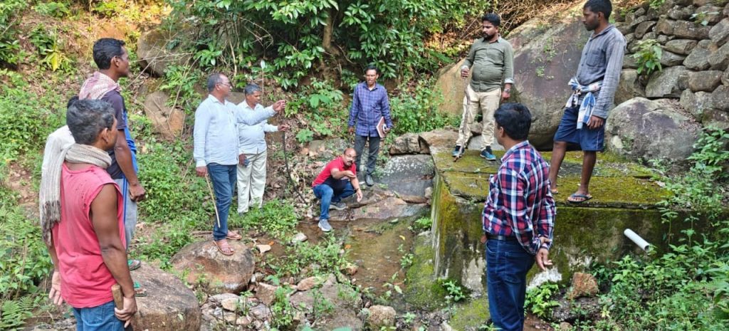 Water sources on hills