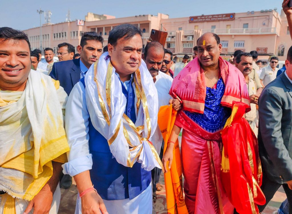 Himanta Biswa Sarma in Puri