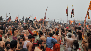 Maha Kumbh: Akharas take ‘Amrit Snan' on Makar Sankranti
