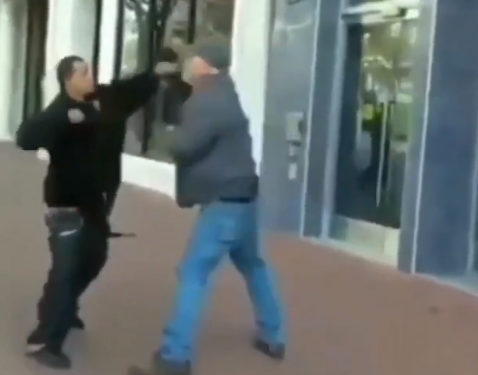 Watch viral video: Young man picks fight with old timer, instantly regrets it!