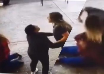 Watch viral video: Lady receptionist takes down chubby woman in wild hotel brawl!