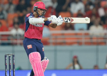 Jaiswal 67, Parag cameo lift Rajasthan Royals to 205/4 against Punjab