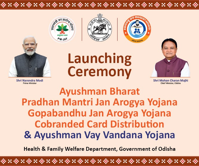 Launching Ceremony of AYUSHMAN BHARAT