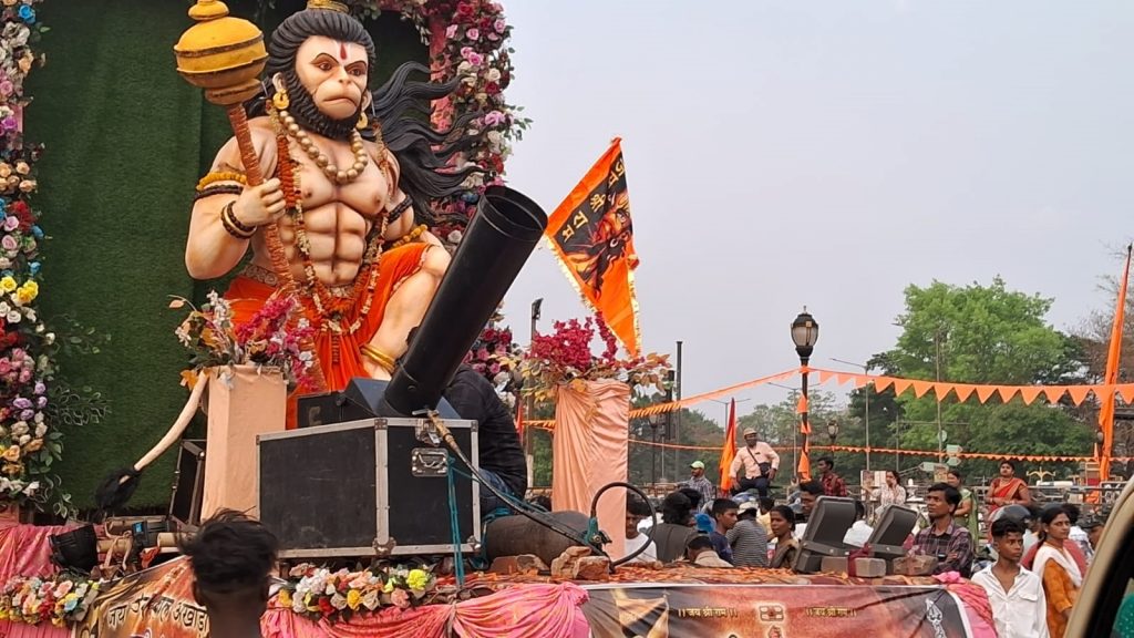 Ram Navami tableau procession passes off peacefully in Rourkela