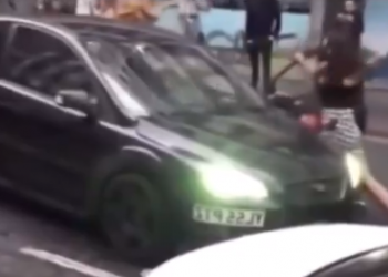Watch road rage viral video: Woman attacks car, driver responds with brutal hit-and-run