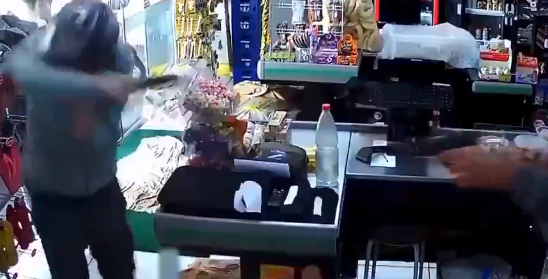 viral video Robber woman