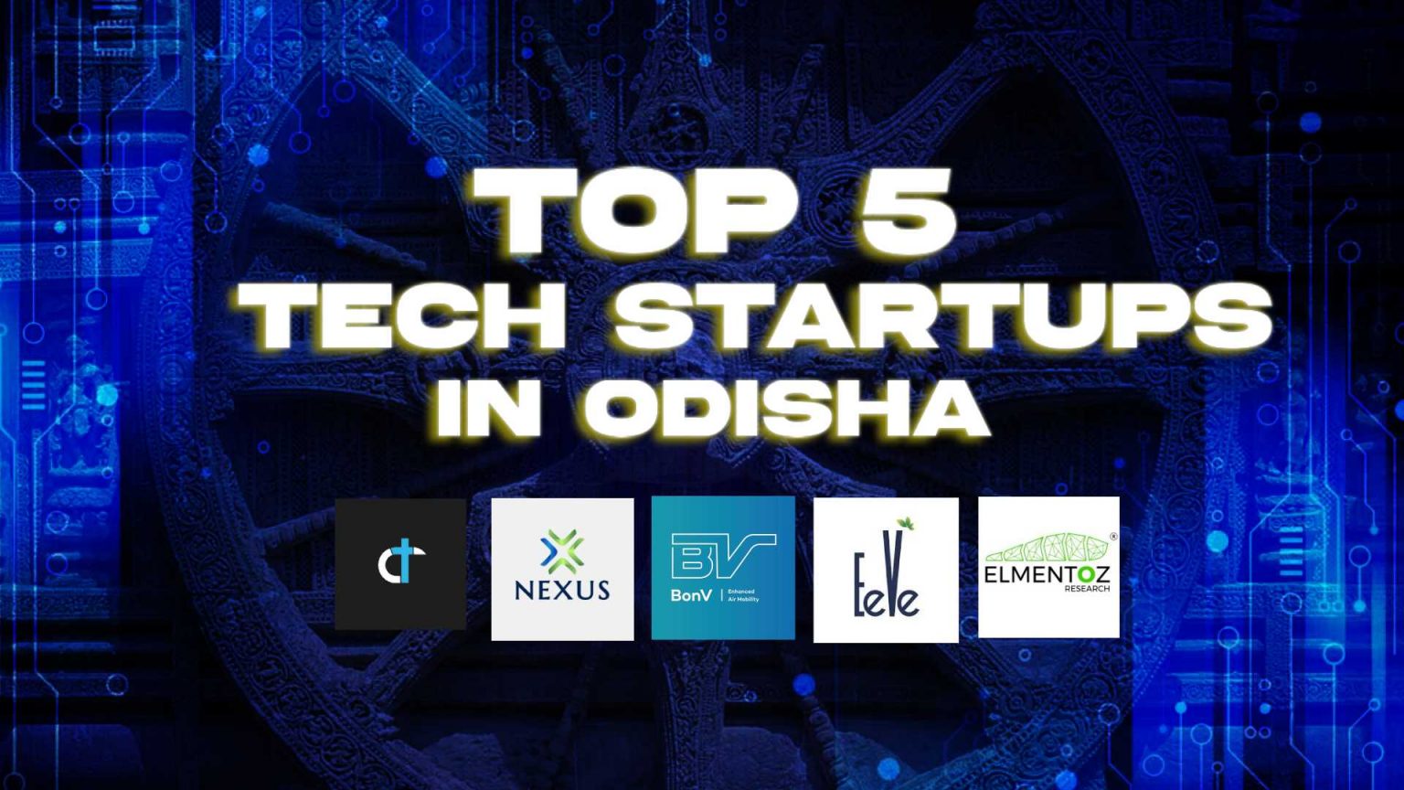 Tech Startups Features Top 5 tech startups in Odisha making a mark across sectors