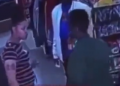 Viral video: Shameless man stands remorselessly after misbehaving with woman, but not for long!