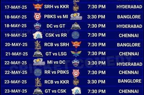 IPL schedule