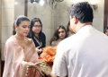Kajol seeks blessings at Dakshineswar Kali temple before release of 'Maa'