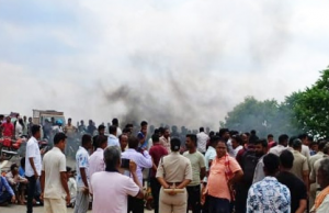 Locals stage protest as man remains missing days after Sabitri Brata