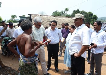 Odisha Chief Secretary visits Nagada village, asks administration to gear up development