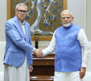 Omar Abdullah calls on PM Modi, discusses situation in J-K