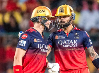 RCB set 214-run target against CSK in IPL clash