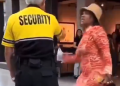 Watch viral video: ‘Don’t touch me!’; woman yells after hitting elderly security guard
