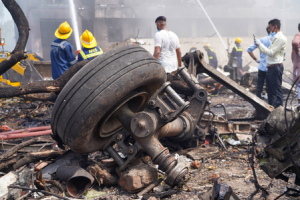 London-bound Air India plane carrying 242 people crashes near Ahmedabad airport