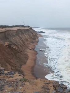 Rising sea inches closer to Ganjam village, residents fear total submergence