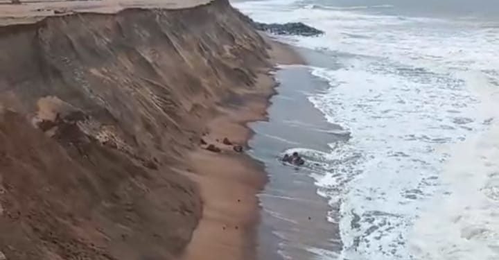 Rising sea inches closer to Ganjam village, residents fear total submergence