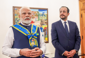 Cyprus' highest honour-Modi