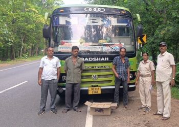 8kg ganja seized from passenger bus; two arrested