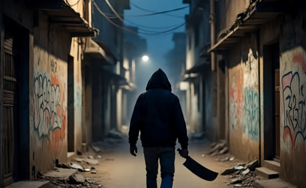 Verandah turns into crime scene: Snubbed from puja, youth returns with death