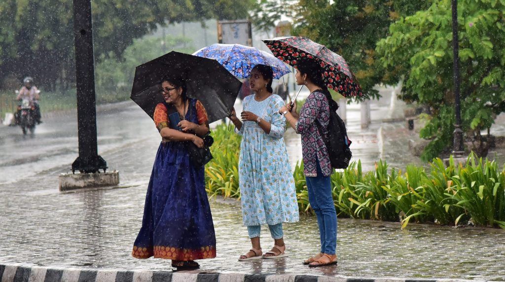Pre- monsoon rain at Bhubaneswar on Friday
