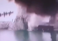 Russian rockets kill four in Ukrainian city as Kyiv claims it damaged key bridge