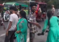 viral video, Thief tries to actsmart; Indian lady Hulk drum