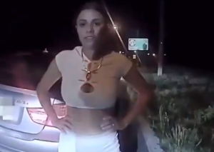 Watch viral video: Woman says she is sober, then comes cop's task & midnight circus erupts
