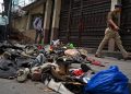 Remains littered the spot on Thursday where 11 people died in a tragic stampede, as thousands of fans had thronged to enter M Chinnaswamy Stadium in Bengaluru to take part in the celebrations of RCB's win in the Indian Premier League. DH PHOTO/PUSHKAR V @PUSHKAR V