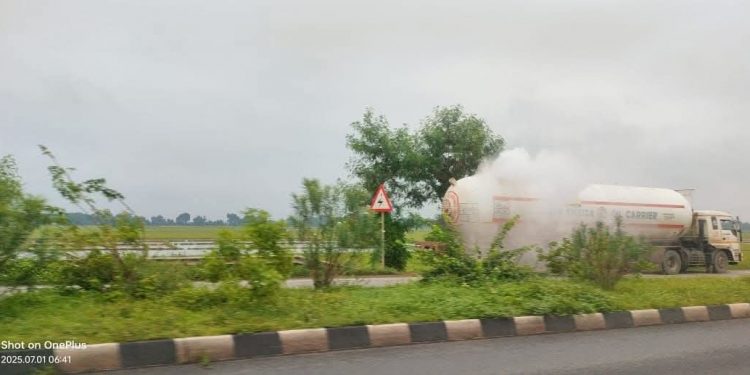 Gas leak