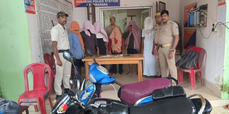 Kendrapara for looting the house