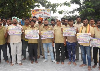 Odisha driver mahasangha protest